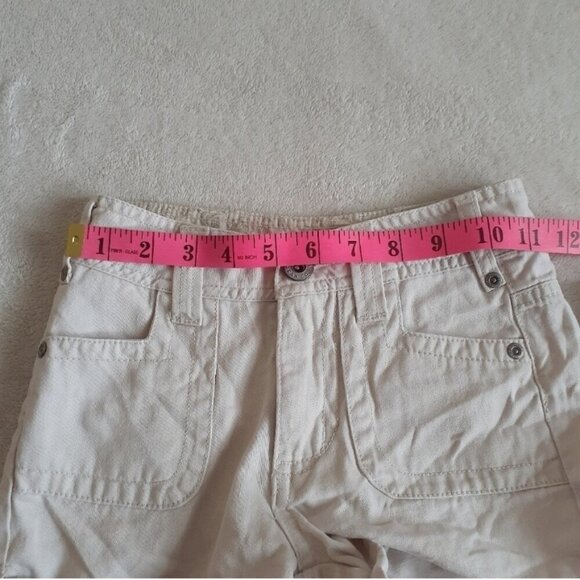 Bundle of 2 Girl's Size 8 Denim & Chino Summer Shorts - Picture 6 of 14